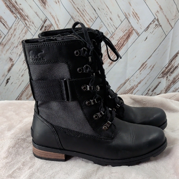 Sorel Shoes - Sorel Emelie Conquest in Black